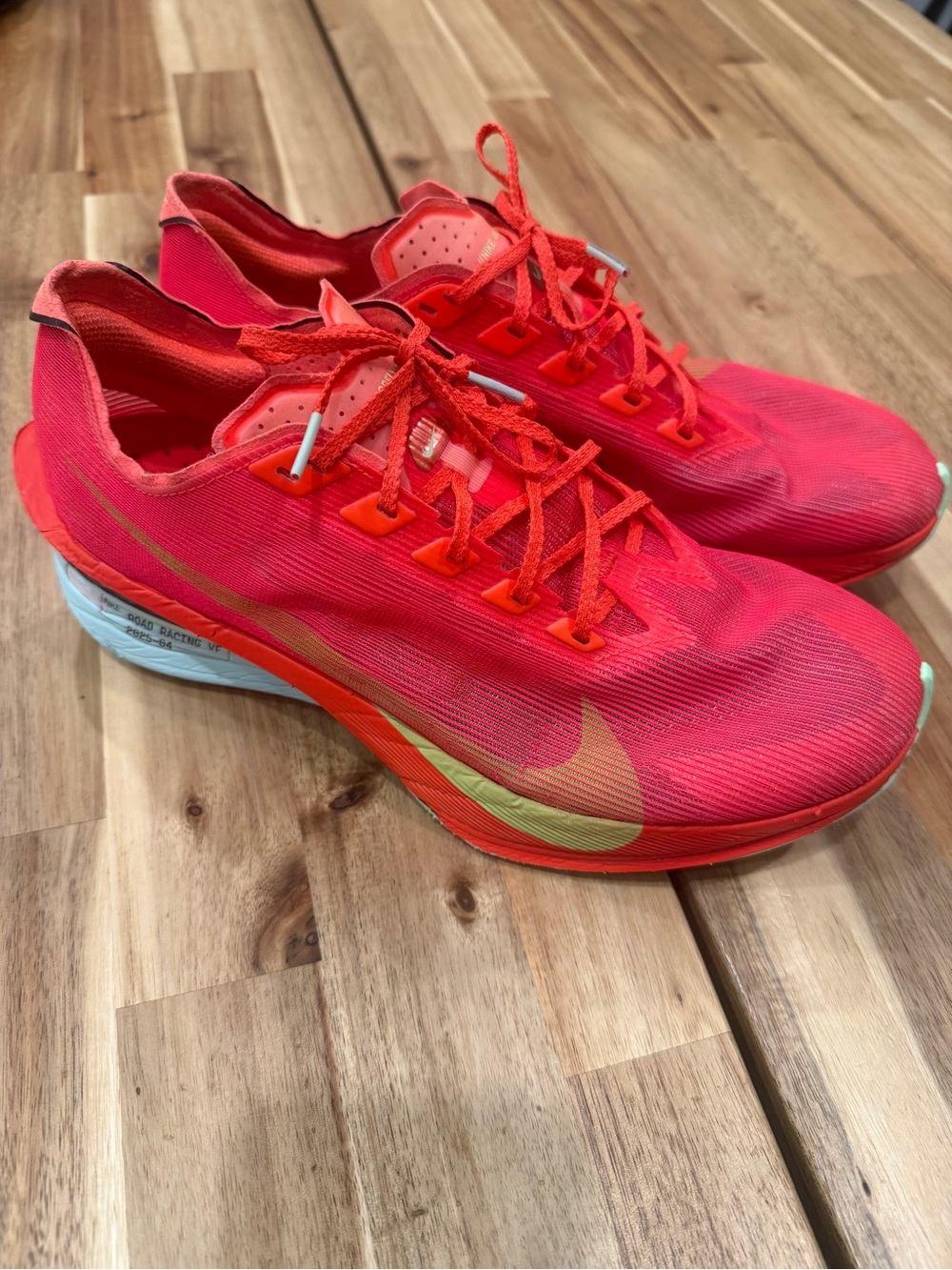 Nike men’s Running Shoes - Red/Coral with Yellow Swoosh